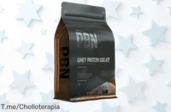 Aislado de proteína premium Body Nutrition 1 kg sabor chocolate con 26g por toma, precio rebajado increíble para músculos fuertes y sin aburrirte ¡No pierdas esta oportunidad única que vuela en un abrir y cerrar!