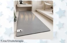 Alfombra calefactable impermeable con 6 niveles y apagado automático diseño súper silencioso precio rebajado que no te puedes perder ¡corre que vuelan!