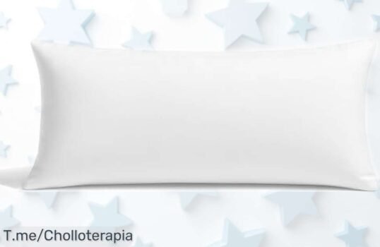 Almohada fibra y viscoelástica FusionHome con memoria que cuida tu cuello a precio rebajado, aprovecha este super chollo extra suave y firme antes de que se agoten las unidades limitadas