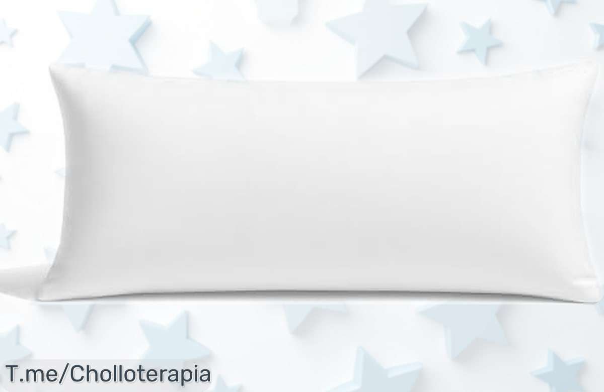 Almohada fibra y viscoelástica FusionHome con memoria que cuida tu cuello a precio rebajado, aprovecha este super chollo extra suave y firme antes de que se agoten las unidades limitadas