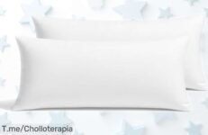 Almohadas pack x2 Fusionhome con memory foam que cuidan tu cuello y cabeza, tejido extrasuave y termoregulable a precio rebajado para disfrutar de noches perfectas ¡Corre que se acaba esta oferta exclusiva!