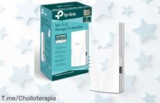 Amplificador WiFi 6 TPLink RE700X con super cobertura y puerto gigabit a precio rebajado olvídate de zonas muertas ¡no pierdas esta oferta única por tiempo limitado!