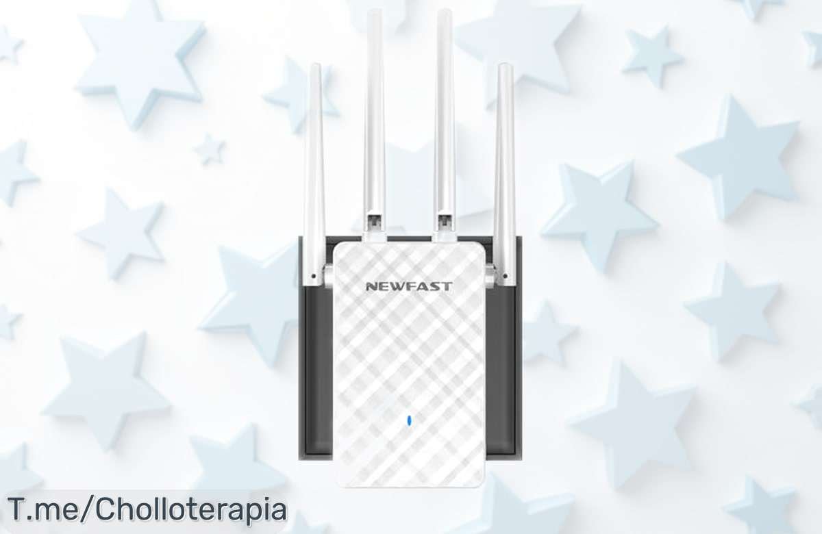 Amplificador WiFi Newfast 300Mbps con señal súper potente y estable rebajado a precio loco corre que vuelan las unidades en esta oferta limitada