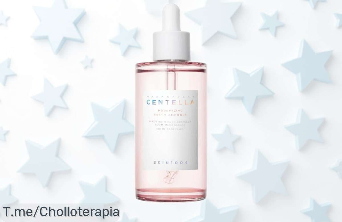 Ampolla fresca skin1004 Madagascar Centella para piel grasa que controla poros y calma al instante con precio rebajado brutal, aprovecha este super chollo antes de que se agote ¡date prisa!