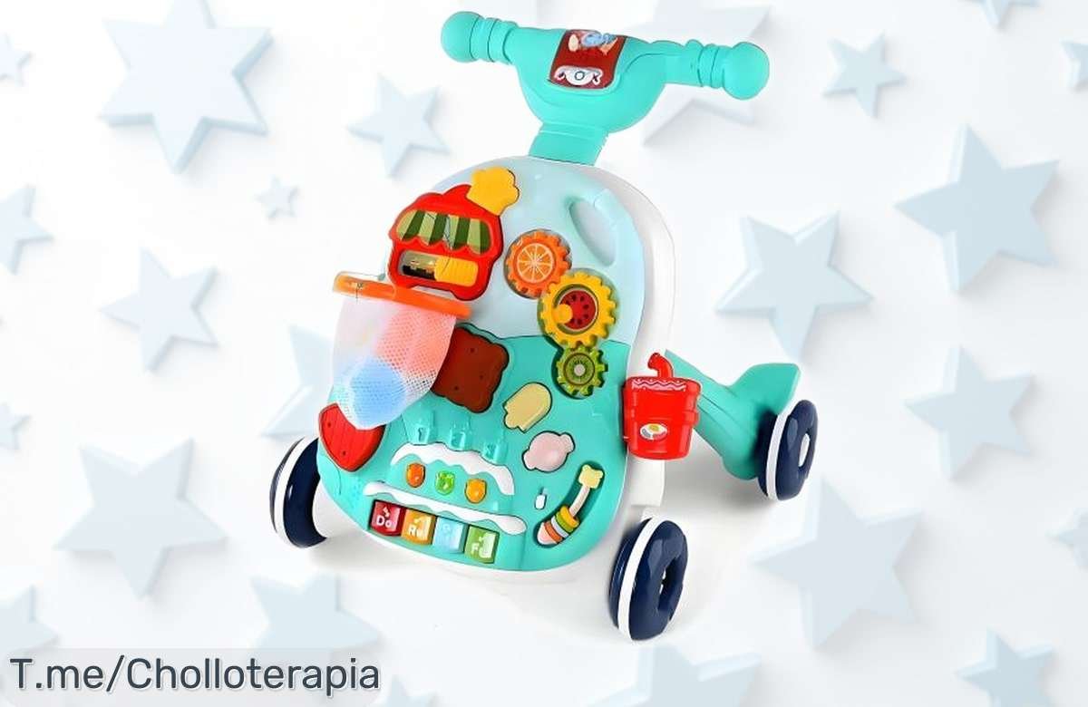 Andador cochecito multifuncional para bebés con juguetes antigiro Explosivo rebajado ahora mismo un super chollo que no puedes dejar pasar corre porque se agotan rápido