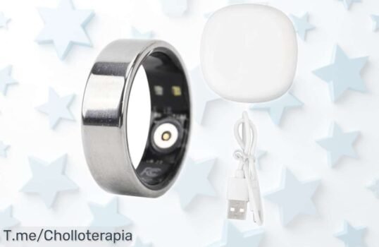 Anillo inteligente Sxhlseller con monitor de sueño y carga inalámbrica, rebajado por tiempo limitado, disfruta salud al mejor precio muy bajo ¡corre que vuelan!