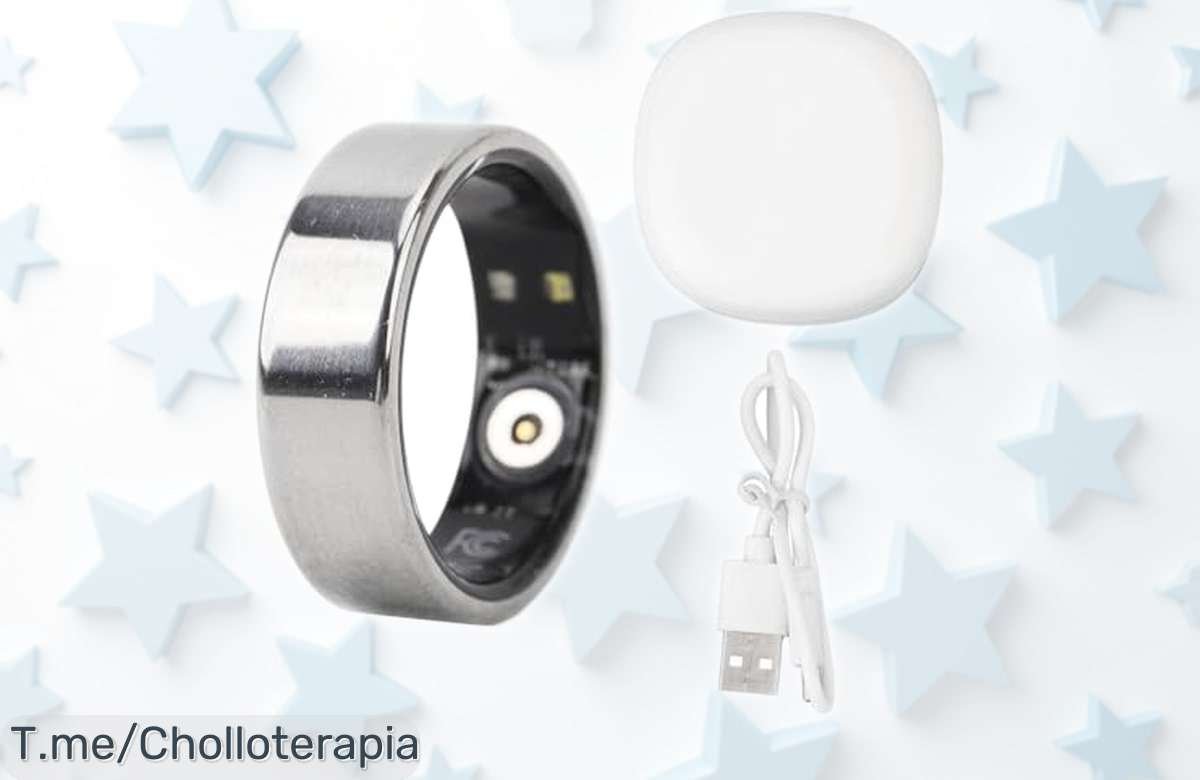 Anillo inteligente Sxhlseller con monitor de sueño y carga inalámbrica, rebajado por tiempo limitado, disfruta salud al mejor precio muy bajo ¡corre que vuelan!