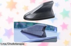 Antena aleta tiburón para Seat Leon diseño carbono señal mejorada precio rebajado oferta limitada ¡corre que vuelan!