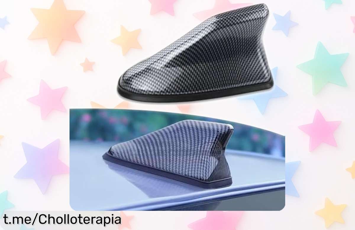 Antena aleta tiburón para Seat Leon diseño carbono señal mejorada precio rebajado oferta limitada ¡corre que vuelan!