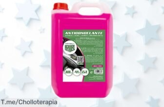 Anticongelante Motorkit MOT3535 5L rosa con fórmula potente para frío extremo precio rebajado ¡corre que vuelan las unidades de este super chollo único!