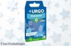 Apósitos Urgo Waterproof microperforados en oferta imperdible para cuidar tu piel sin molestias ni pegotes, caja con 10 unidades y precio rebajado por tiempo limitado ¡corre que vuelan!