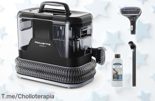 Aspirador multiuso Rowenta Clean It IN5010 con depósito gigante y súper succión a precio rebajado de locura ¡Limpia rápido, sin parar ni líos! Corre que vuelan, esta oferta limitada vuela ya mismo