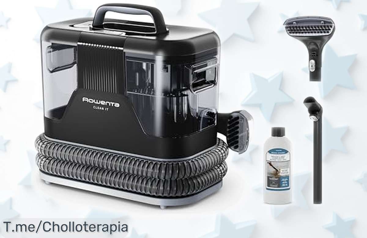 Aspirador multiuso Rowenta Clean It IN5010 con depósito gigante y súper succión a precio rebajado de locura ¡Limpia rápido, sin parar ni líos! Corre que vuelan, esta oferta limitada vuela ya mismo.