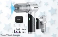 Aspiradora de mano potente con batería USBC y filtro HEPA rebajada para limpiar, inflar y soplar sin cables, una oportunidad única que no puedes perder ¡oferta brutal por tiempo limitado!