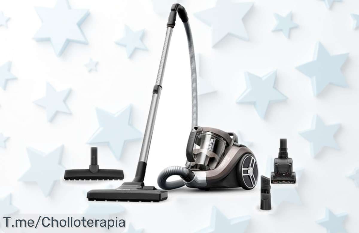 Aspiradora sin bolsa rowenta compact power XXL con succión brutal para pelos de mascota y depósito enorme rebajada a precio loco por tiempo limitado ¡no esperes más que vuela este super chollo!