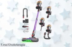 Aspiradora sin cable Ivormentico V10 EVO con 70 minutos de limpieza potente y pantalla LED, ahora a precio súper rebajado para que no dejes escapar este ofertón único ¡corre que vuelan las unidades!