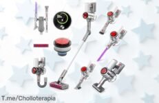 Aspiradora sin cable potente con pantalla LED y 60 min de uso rebajada al máximo super chollo para pelos difíciles y suelos ¡no esperes más que se acaba la oferta!