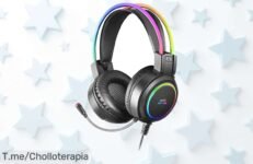 Auriculares gaming Mars Gaming MHRGB con sonido 3D brutal e iluminación 360º ahora a un precio rebajado que vuela ¡píllalos ya antes de que se acaben!