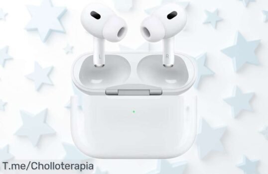 Auriculares inalámbricos AirPods Pro 2ª generación con MagSafe y USB-C, rebajados y listos para llevar tu música a otro nivel ¡Corre que vuelan!