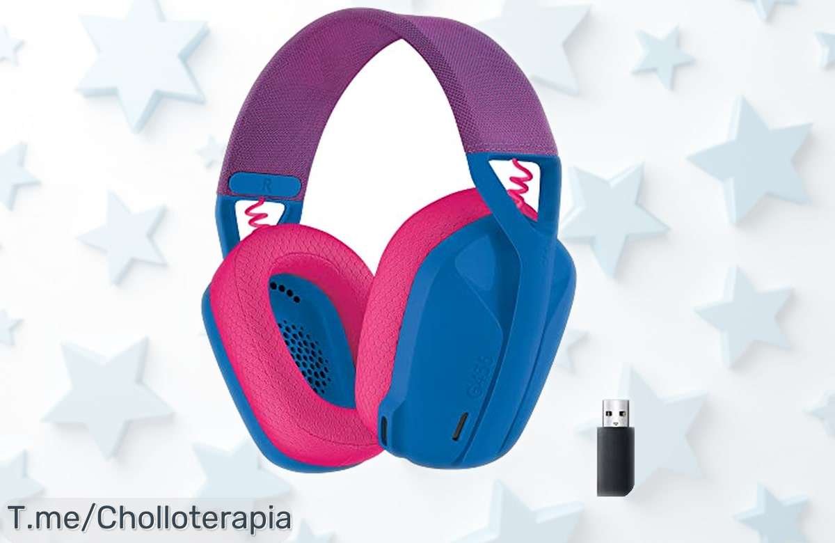 Auriculares inalámbricos Logitech G435 con Dolby Atmos y batería de 18h a un precio rebajado brutal, una oportunidad única para subir tu juego ¡Corre que se agotan ya!