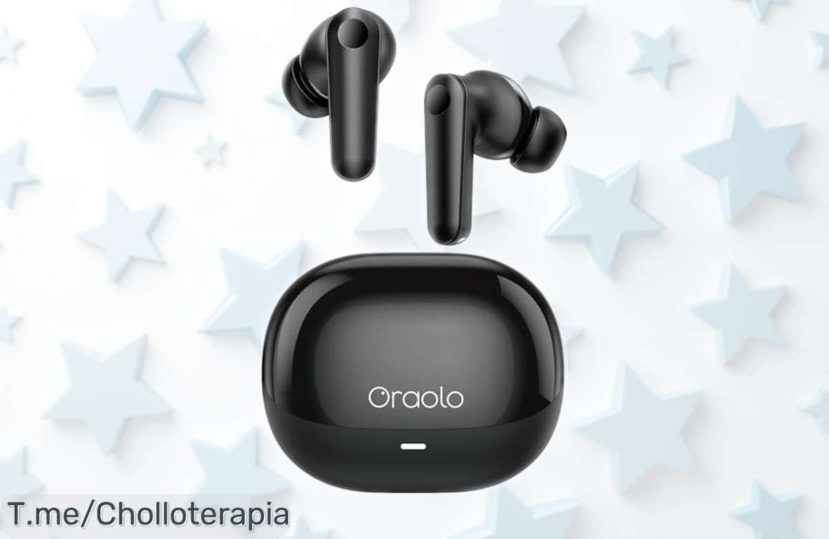 Auriculares inalámbricos bluetooth 5.4 con cancelación de ruido y 48H rebajados por tiempo limitado carga rápida y potencia brutal no pierdas este ofertón que vuela rápido ¡hazte ya con ellos!