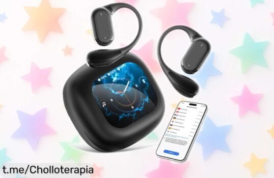 Auriculares traductores Euakee con pantalla táctil y traducción instantánea en 144 idiomas, sonido brutal y batería eterna, rebajados por tiempo limitado: no dejes escapar este ofertón que vuela rápido ¡consigue los tuyos ya!