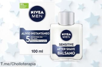 Bálsamo after shave NIVEA MEN Sensitive que calma rápido la piel sensible sin dejar sensación pegajosa, oferta con precio rebajado brutal por tiempo limitado para que disfrutes ya de un cuidado sin irritaciones ¡date prisa!