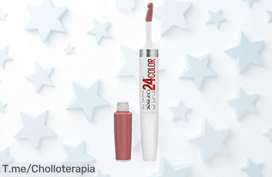 Barra de labios Maybelline Superstay 24H tono 620 In the Nude con color intenso que dura todo el día sin secar, ahora a precio rebajado y lista para llevarte un ofertón único ¡no dejes que se escape esta ganga!