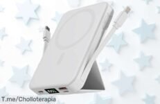 Batería portátil OPDOS Azmuth 10000mAh con carga rápida magnética para Magsafe y pantalla LED, rebajada al máximo por tiempo limitado ¡No dejes escapar esta oferta brutal que está volando!