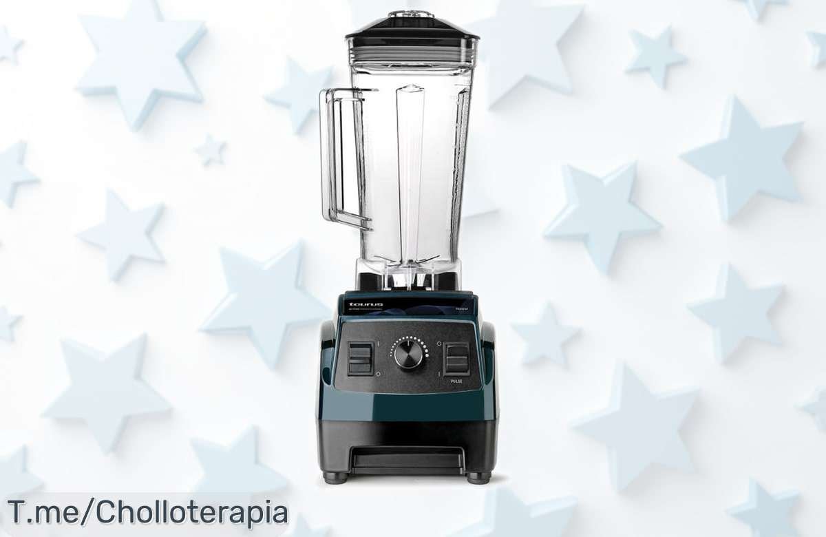 Batidora de vaso Taurus Active Professional azul con potencia brutal y cable extra largo precio reventado oferta exclusiva que vuela no te quedes sin este super chollo hoy mismo