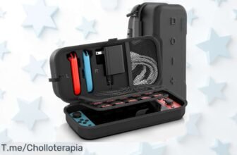 Bolsa grande para Nintendo Switch VAORLO con protección antiarañazos e impermeable, ahora a precio rebajado Lleva tu consola segura y a prueba de todo donde quieras, ¡oferta limitada que no puedes dejar escapar!