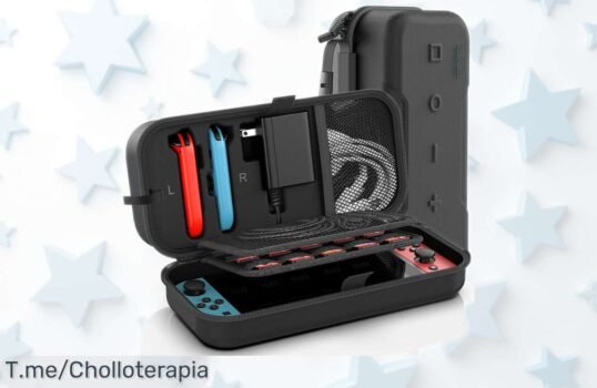 Bolsa grande para Nintendo Switch VAORLO con protección antiarañazos e impermeable, ahora a precio rebajado Lleva tu consola segura y a prueba de todo donde quieras, ¡oferta limitada que no puedes dejar escapar!