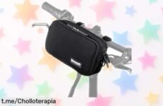 Bolsa manillar para bici Enjohos con funda impermeable diseño top, precio rebajado y súper oferta limitada ¡no dejes que se escape este chollazo para tus rutas ya!