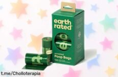 Bolsas para heces de perro Earth Rated súper resistentes y extragruesas con 120 unidades precio rebajado Aprovecha este ofertón sin aroma, fáciles y seguras que vuelan ¡Corre antes que se agoten!