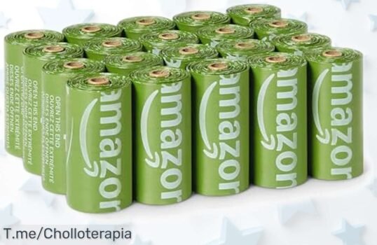 Bolsas súper resistentes para residuos de perro Amazon Basics 300 unidades sin perfume ahora con un precio rebajado brutal, un ofertón temporal que no puedes dejar escapar en tus paseos ¡ve a por ellas antes que vuelen!