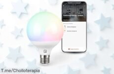Bombilla led Zigbee Garza Smart con cambio de color y control por voz precio rebajado que vuela rápido no pierdas este súper chollo con luz regulable sin parpadeos