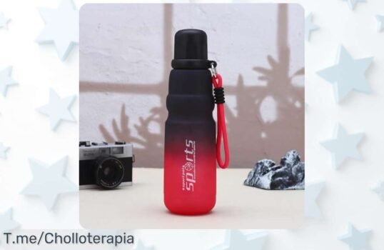 Botella deportiva AISIR 750ml sin BPA y a prueba de fugas con un descuento brutal, una oportunidad que no puedes dejar pasar si quieres mantenerte hidratado donde sea ¡Corre que esta caída de precio es por tiempo limitado!