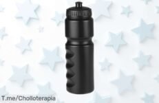 Botella sport Kimood 500 ml con agarradera para dedos rebajada a precio loco que no dura ¡corre y consigue este súper chollo antes de que desaparezca!