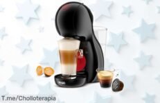Cafetera de cápsulas De’Longhi Nescafé Dolce Gusto Piccolo XS con 15 bares y diseño compacto a precio rebajado, un super chollo para saborear cafés potentes ya mismo ¡Date prisa que vuelan!
