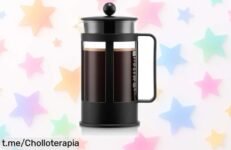 Cafetera émbolo Bodum Kenya para 8 personas con vidrio súper resistente y diseño top ahora rebajada a precio de ganga ¡solo unas pocas unidades! No pierdas este ofertón exclusivo que no durará mucho, corre antes de que se esfume la oportunidad