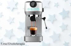 Cafetera espresso Cecotec Power Espresso 20 con 1350 W y vaporizador orientable en precio rebajado que no dura mucho, consigue café cremoso al instante y exprime cada grano como un barista ¡corre que vuelan!