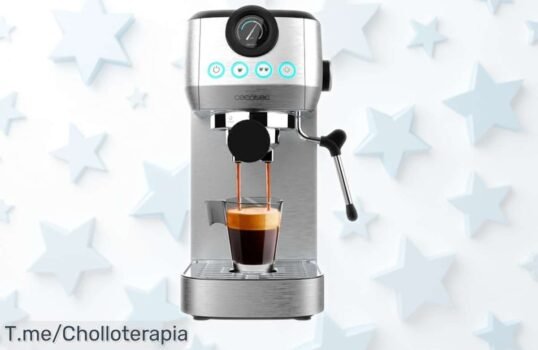 Cafetera espresso Cecotec Power Espresso 20 con 1350 W y vaporizador orientable en precio rebajado que no dura mucho, consigue café cremoso al instante y exprime cada grano como un barista ¡corre que vuelan!