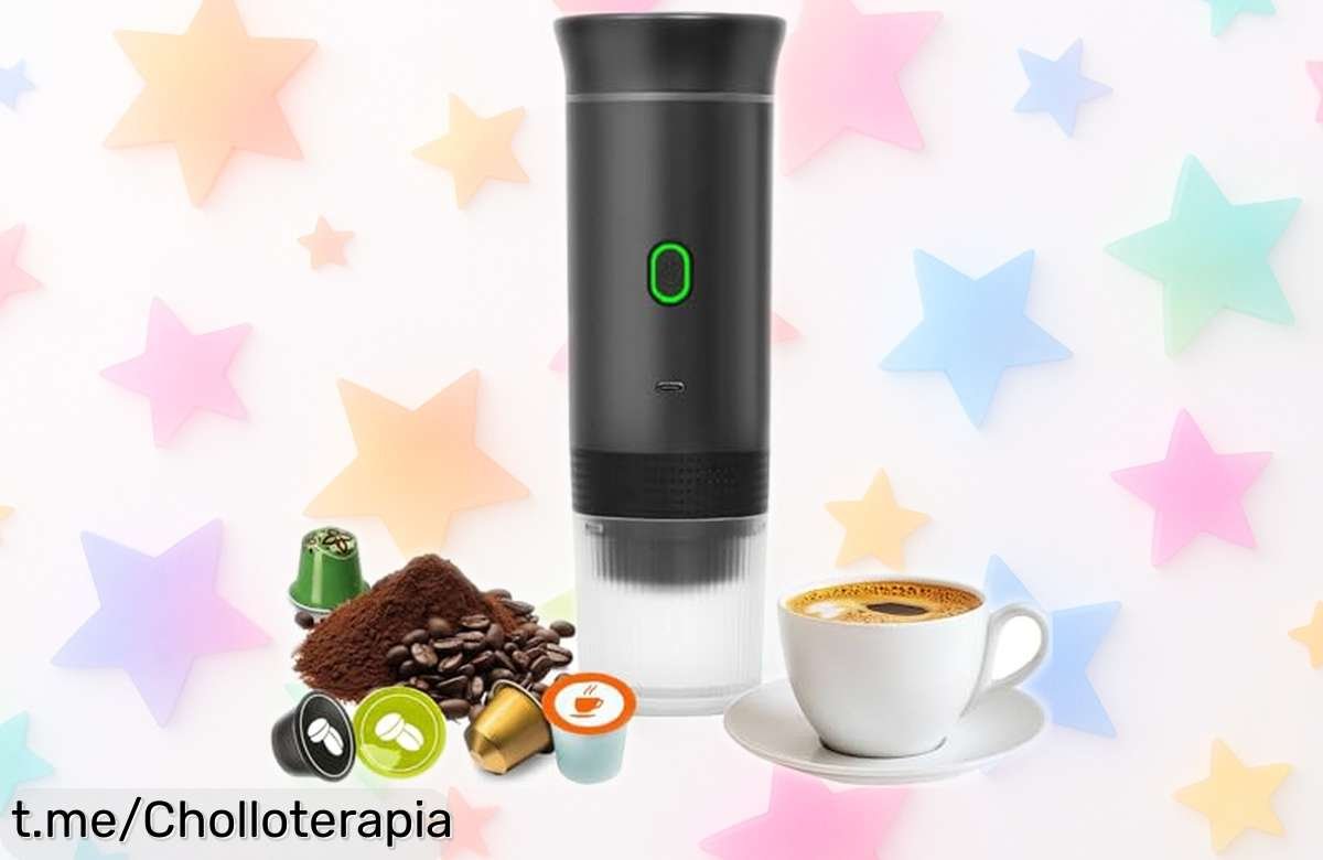 Cafetera espresso portátil 3 en 1 Bostar con calentamiento rapidísimo y compatible con cápsulas que te hace café al instante el super chollo de precio rebajado que vuela, no pierdas esta oferta limitada ¡date prisa!