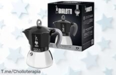 Cafetera moka Bialetti para inducción 6 tazas con materiales top y súper fácil de usar a precio rebajado que no dura para siempre ¡No te quedes sin este ofertón delicioso y sale ya!