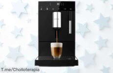 Cafetera superautomática Cecotec Compact Steam con molinillo y vaporizador precio rebajado de locura para café fresco en segundos no pierdas este ofertón limitado que se va volando corre ya