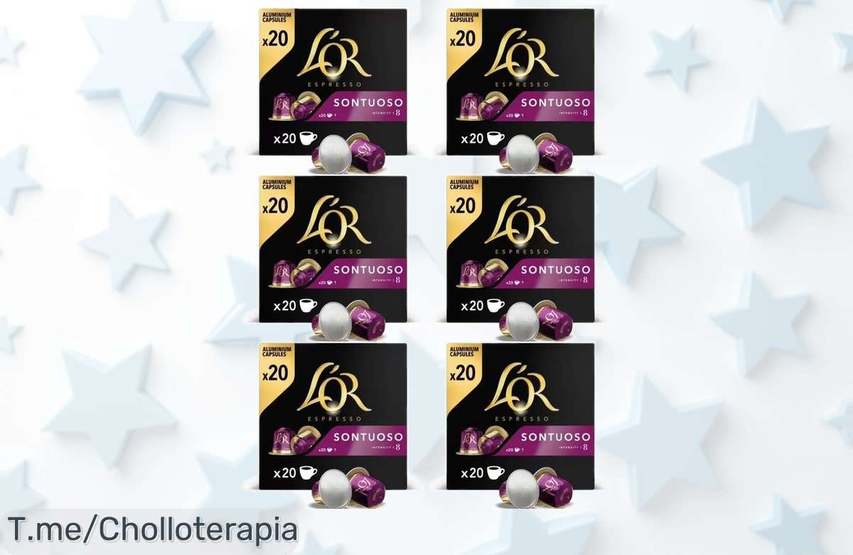 Caja con 120 cápsulas L’OR Espresso, el super chollo para fans del café intenso y suave que se rebaja por tiempo limitado ¡no dejes que esta ganga se te escape!