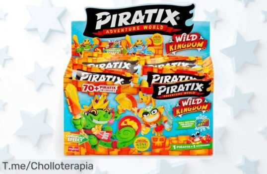 Caja con 24 sobres de figuras pirata Piratix Wild Kingdom rebajada a precio loco disfruta del efecto Color Change y completa tu aventura ya que este super chollo es por tiempo limitado ¡no lo pierdas!