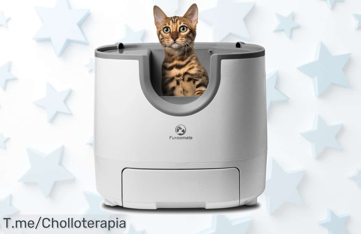 Caja de arena para gatos autolimpiante con sensores, capacidad extra grande y un descuento brutal por tiempo limitado ¡No te pierdas este super chollo que deja atrás los líos con tus peludos! Compra ya antes que se agote