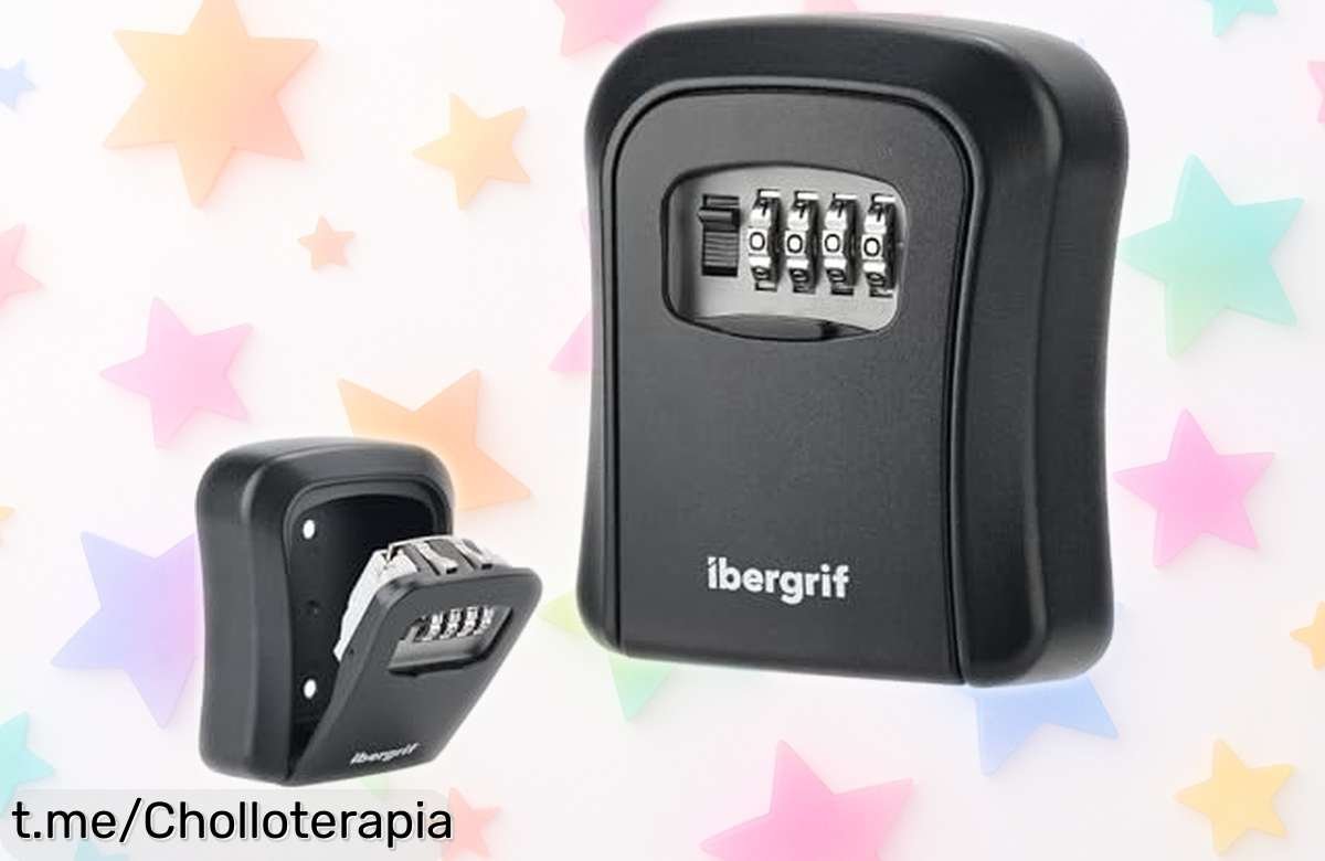 Caja de seguridad para llaves Ibergrif MA201 con código 4 dígitos súper segura y fácil de instalar precio rebajado chollazo que no puedes dejar escapar ¡corre que vuelan!