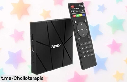 Caja smart TV android 10 ultra rápida con vídeo 6K nítido y WiFi estable rebajada a un precio loco ¡Corre que vuelan las pocas unidades!